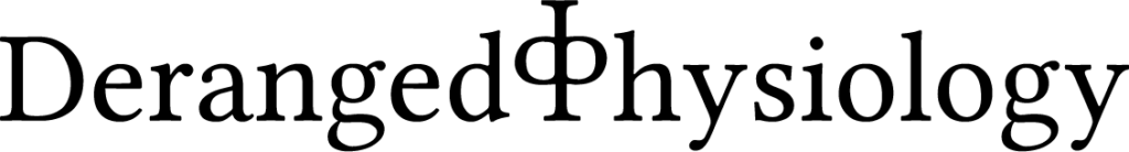 Logotip del lloc web DerangedPhysiology.com