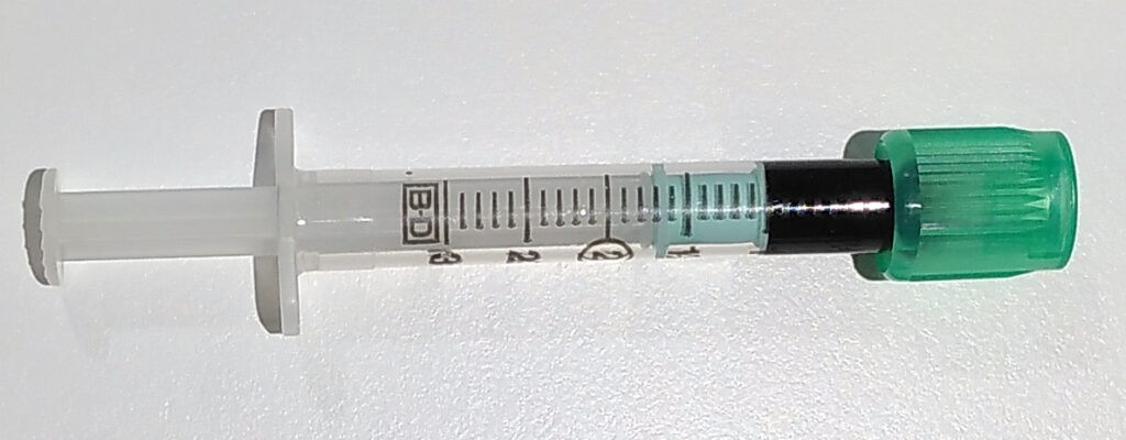 Xeringa de gasometria