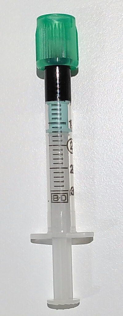 Xeringa de gasometria