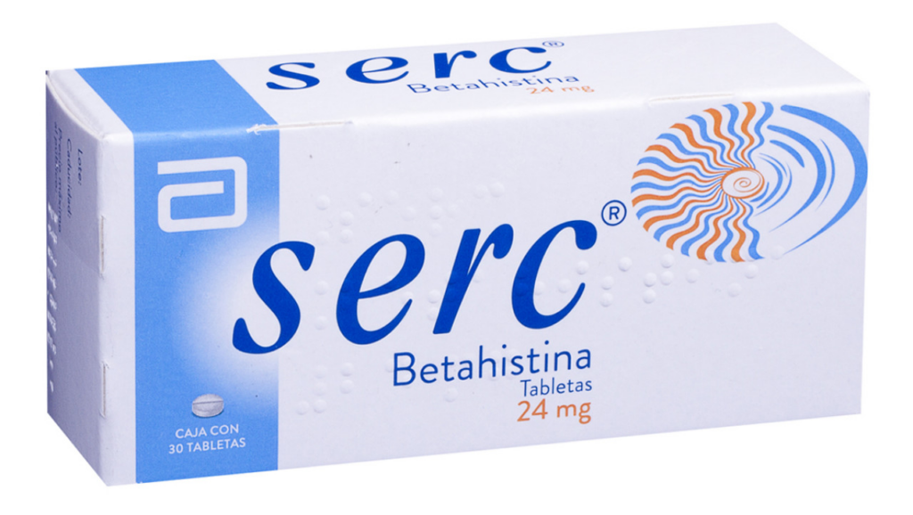 Caixa de comprimits de betahistina (serc)