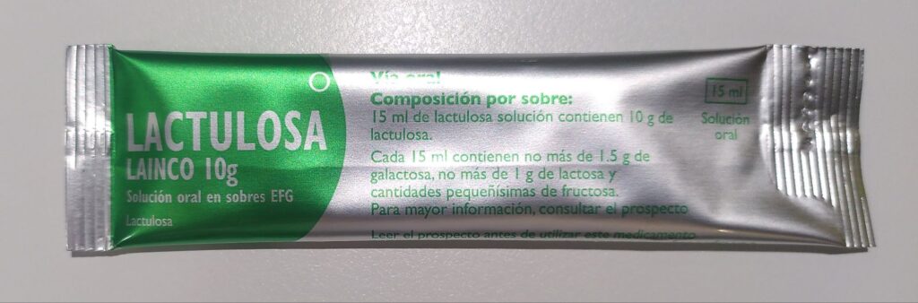 Sobre de lactulosa