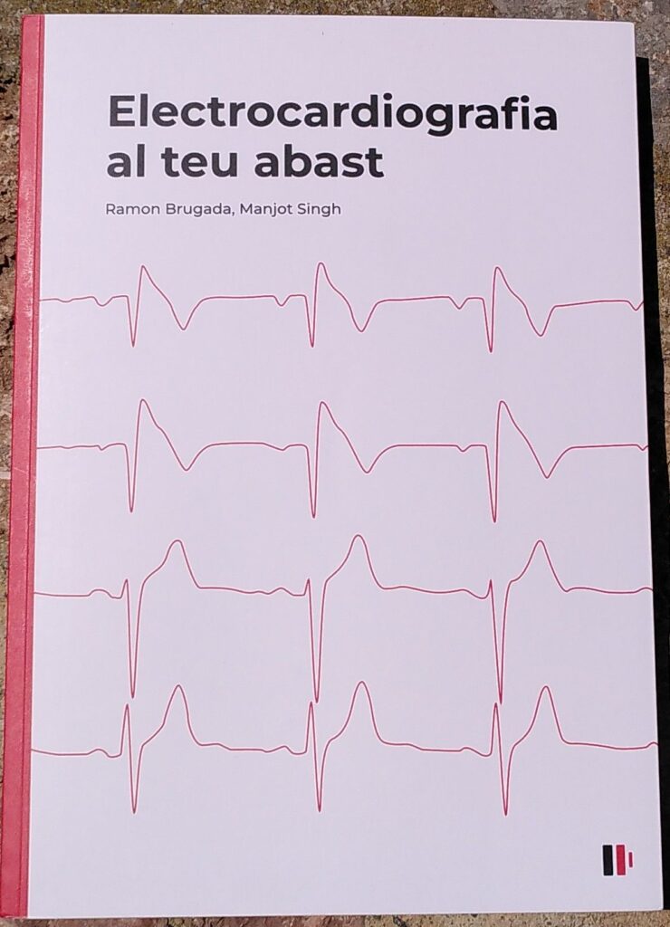 Portada del llibre Electrocardiografia al teu abast dels Drs. Ramon Brugada i Manjot Singh