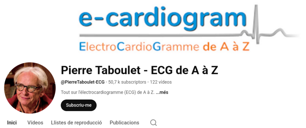 Bàner del canal de YouTube del professor Taboulet
